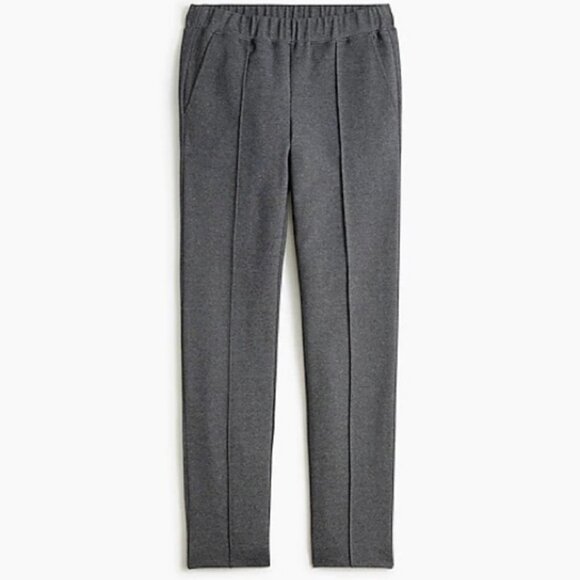 NWT Women's‎ J. CREW Pintuck Workwear Pant #BA199 Heather Charcoal | Size XL - Picture 3 of 11